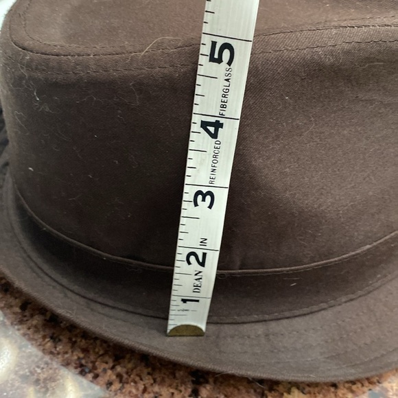 2 Fedora Hats brown/black. Pinch style Levi’s Strauss co. Cotton - Picture 12 of 12